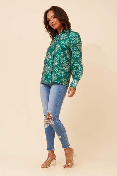 ASILIA TILE PRINT SHIRT