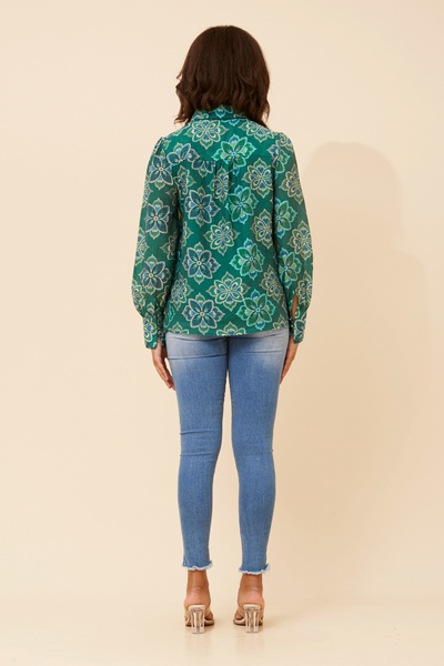 ASILIA TILE PRINT SHIRT
