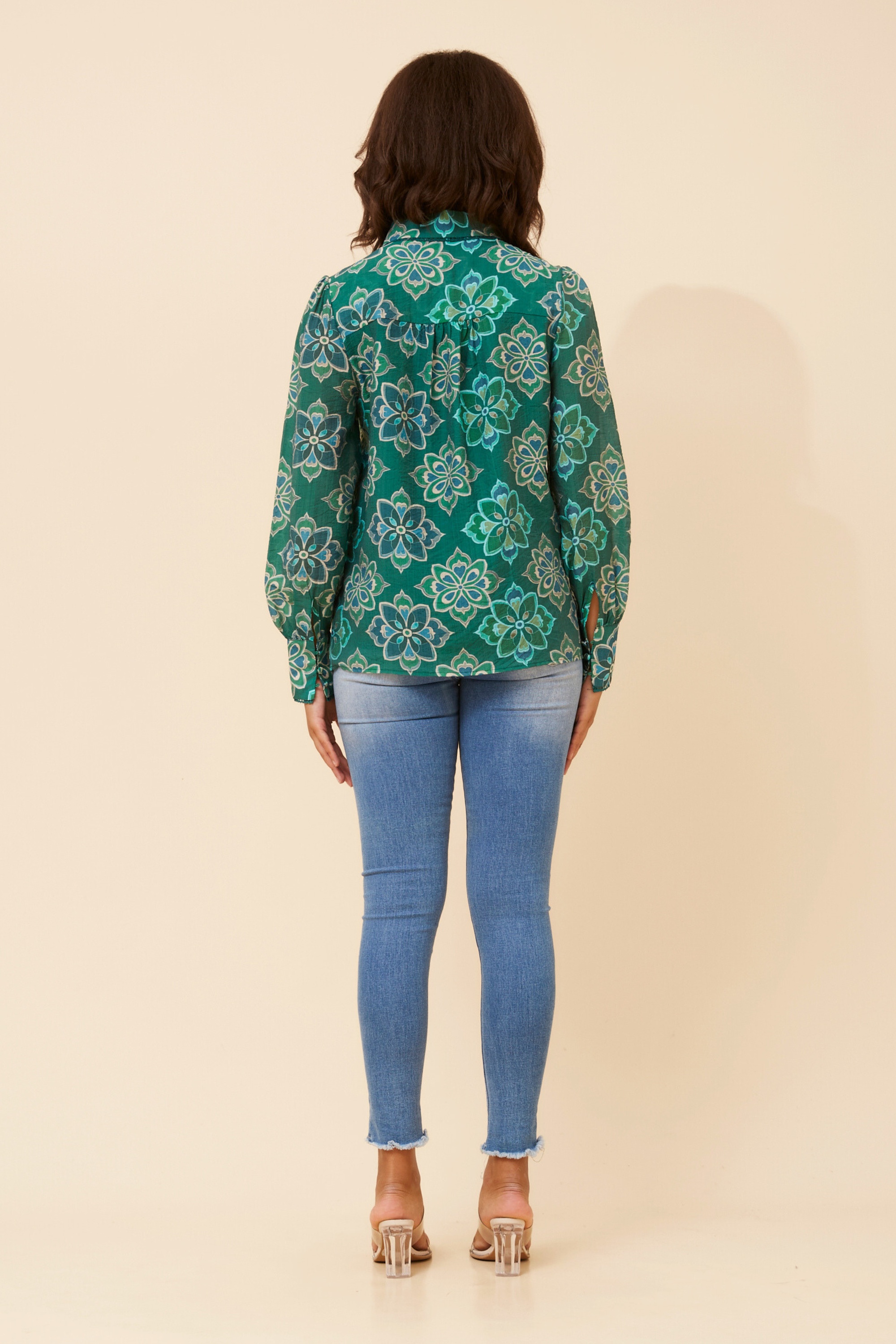 ASILIA TILE PRINT SHIRT
