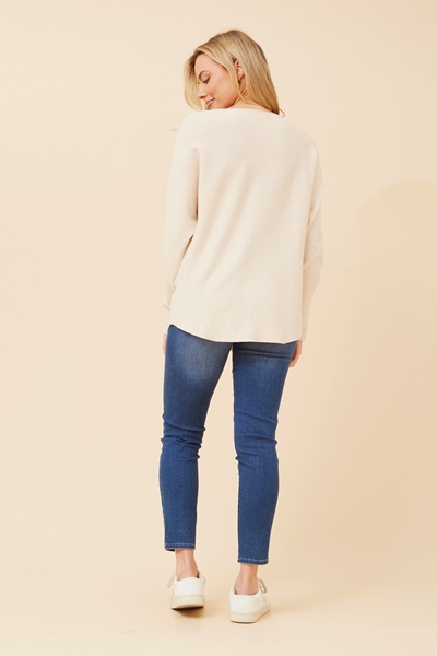 ASTI FLORAL KNIT PULLOVER