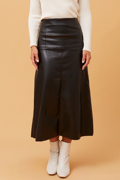 AUBREE LEATHER SKIRT