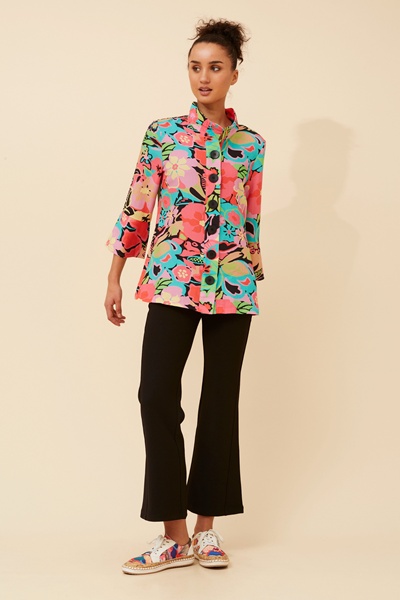 AVELYN FLORAL JACKET