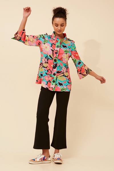 AVELYN FLORAL JACKET