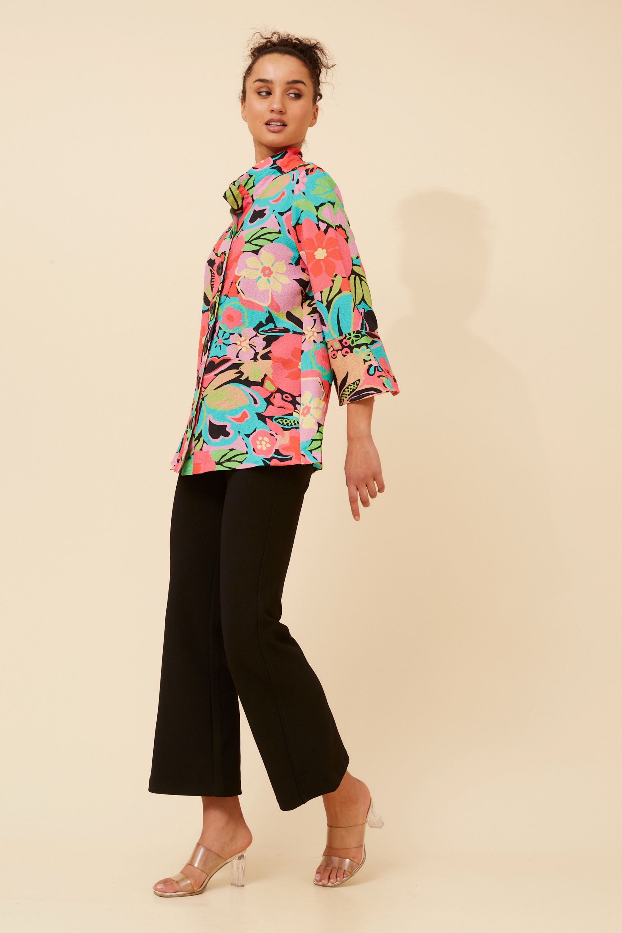 AVELYN FLORAL JACKET