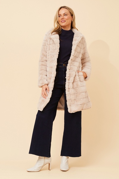AXELLE FAUX FUR COAT