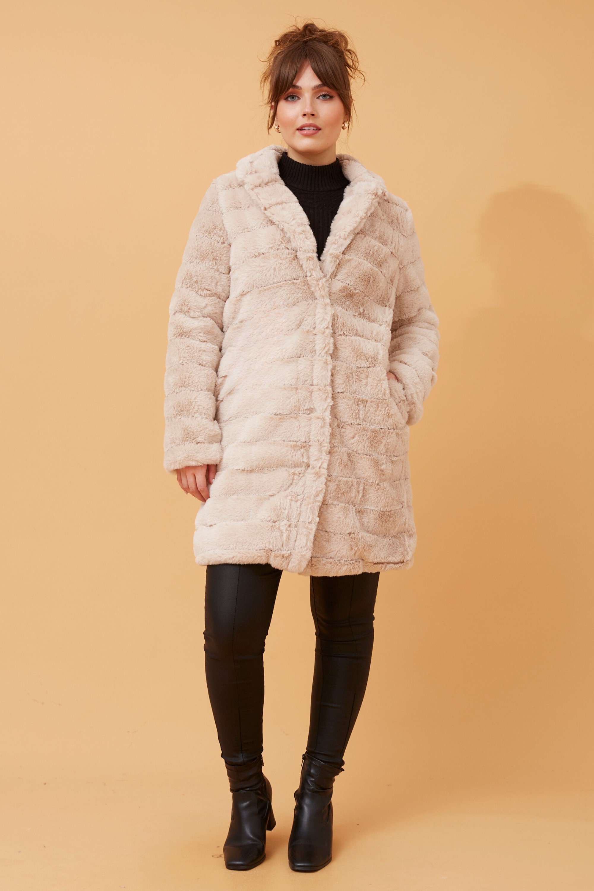 AXELLE FAUX FUR COAT