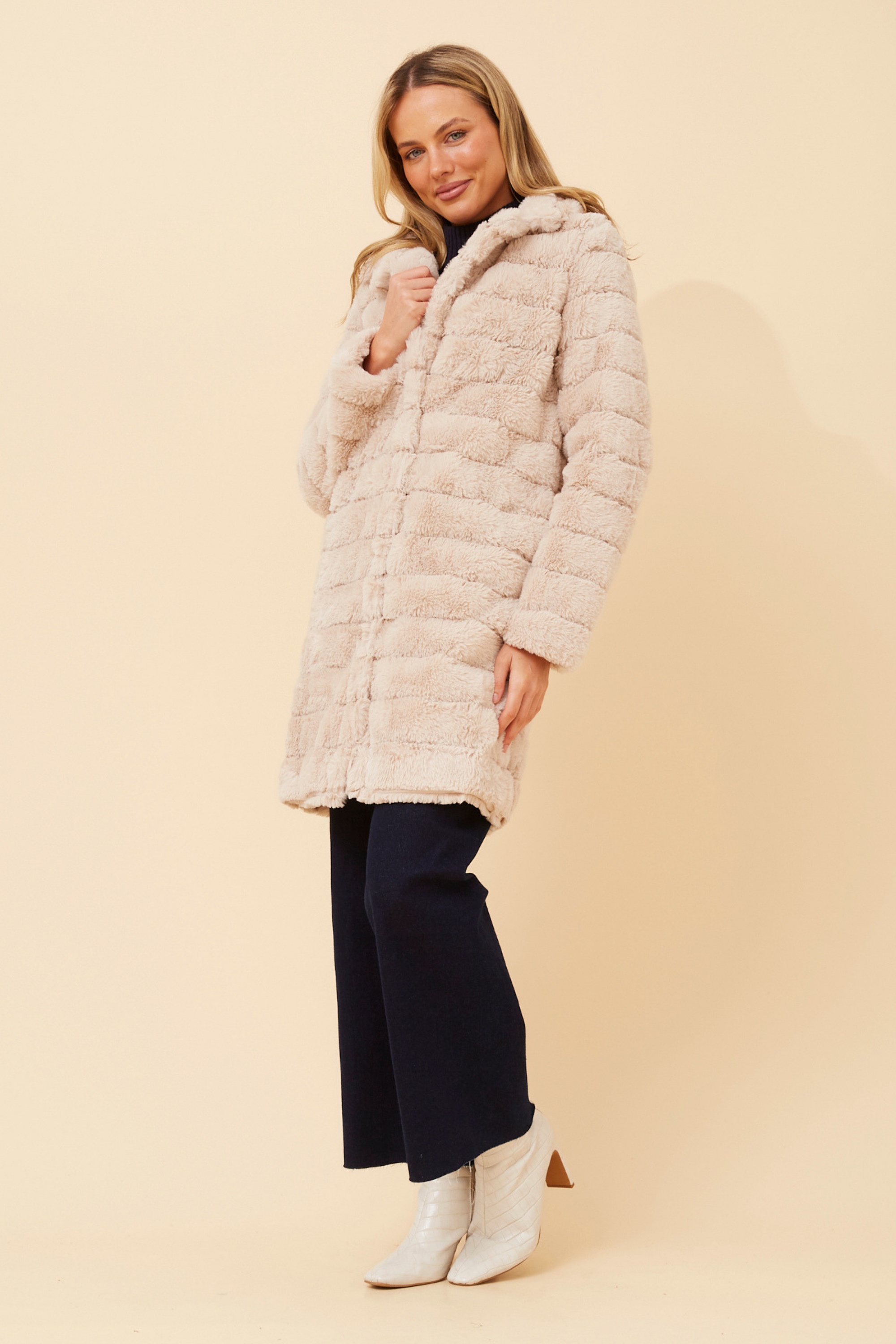 AXELLE FAUX FUR COAT