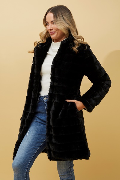 AXELLE FAUX FUR COAT