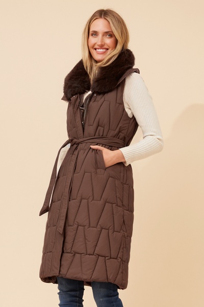 BANKS SOLID PUFFER VEST