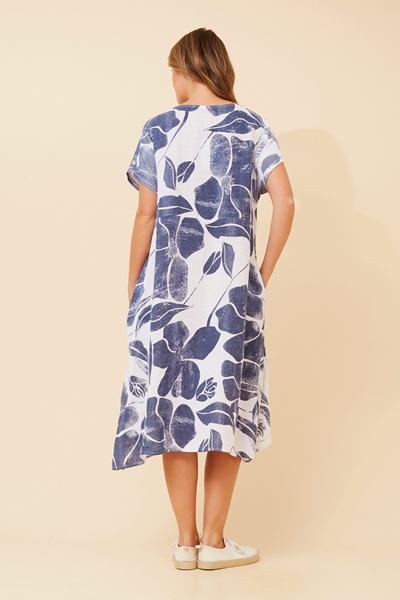 BATISTA FLORAL LINEN DRESS