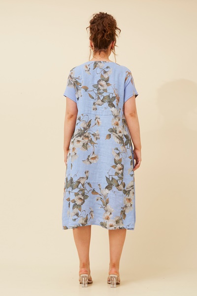 BATISTA LINEN MIDI DRESS