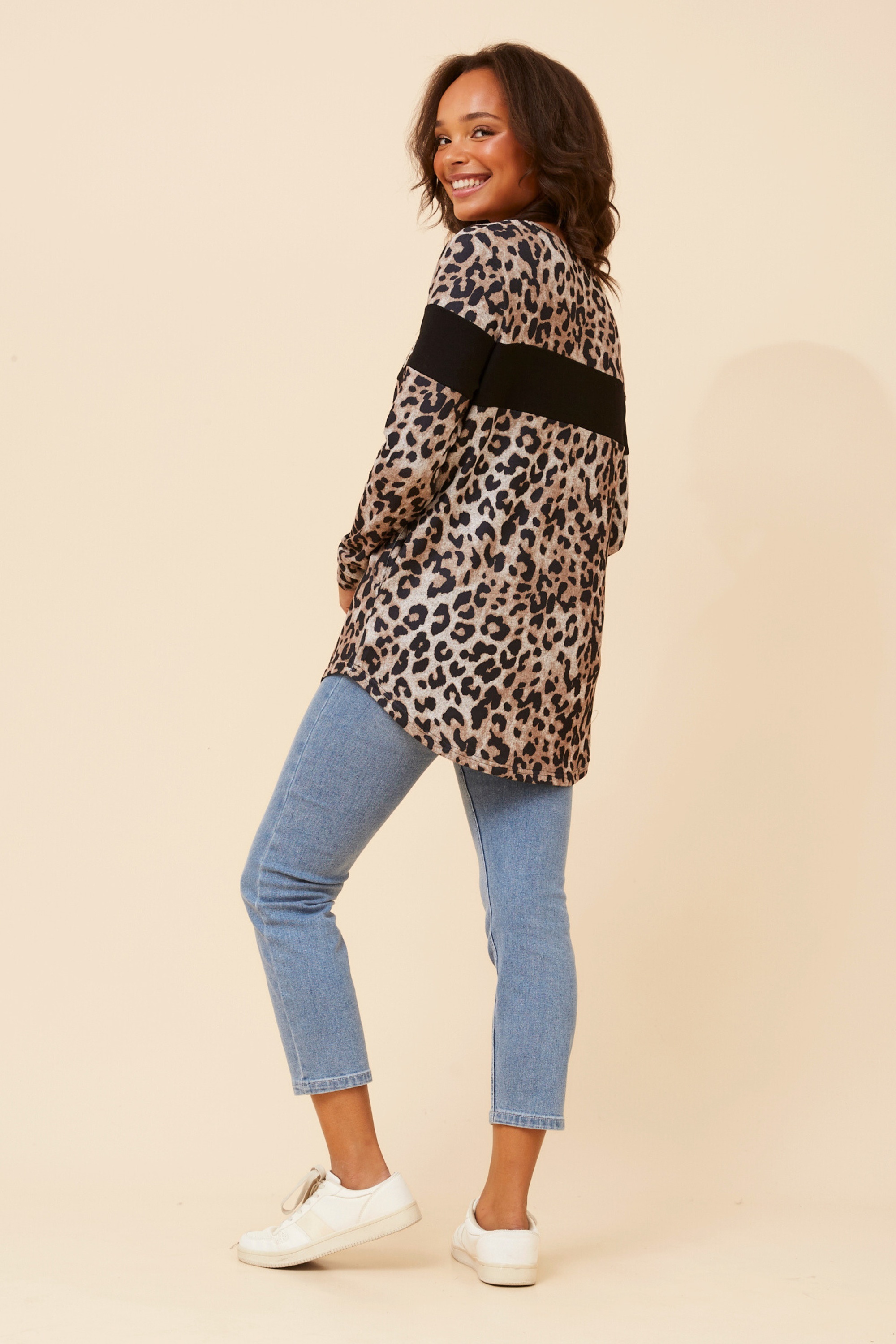 BEC ANIMAL PRINT TOP