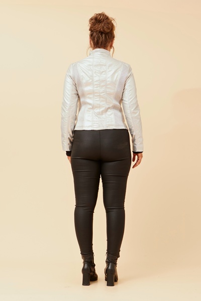 BECKY VEGAN LEATHER BIKER JACKET