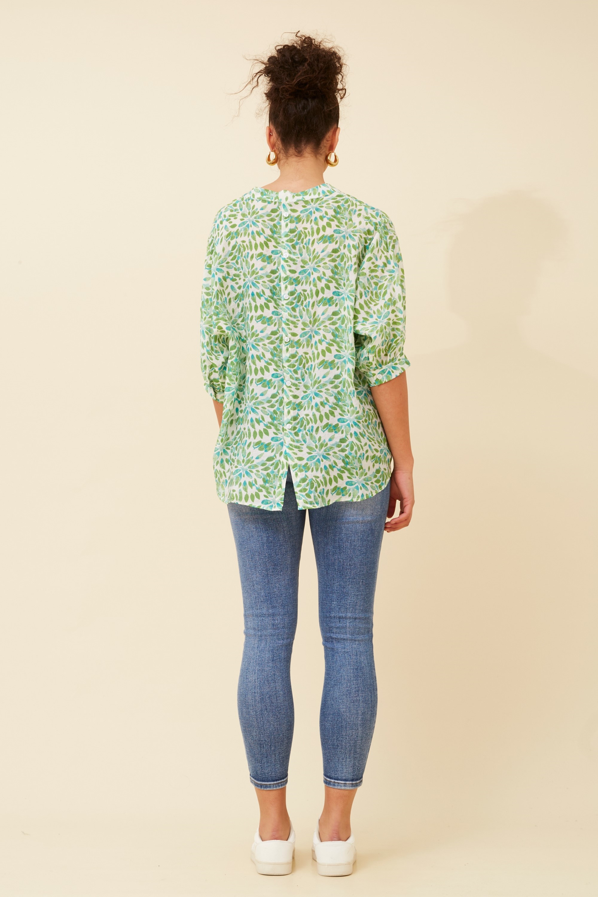 BELINA ABSTRACT PRINT SHIRT