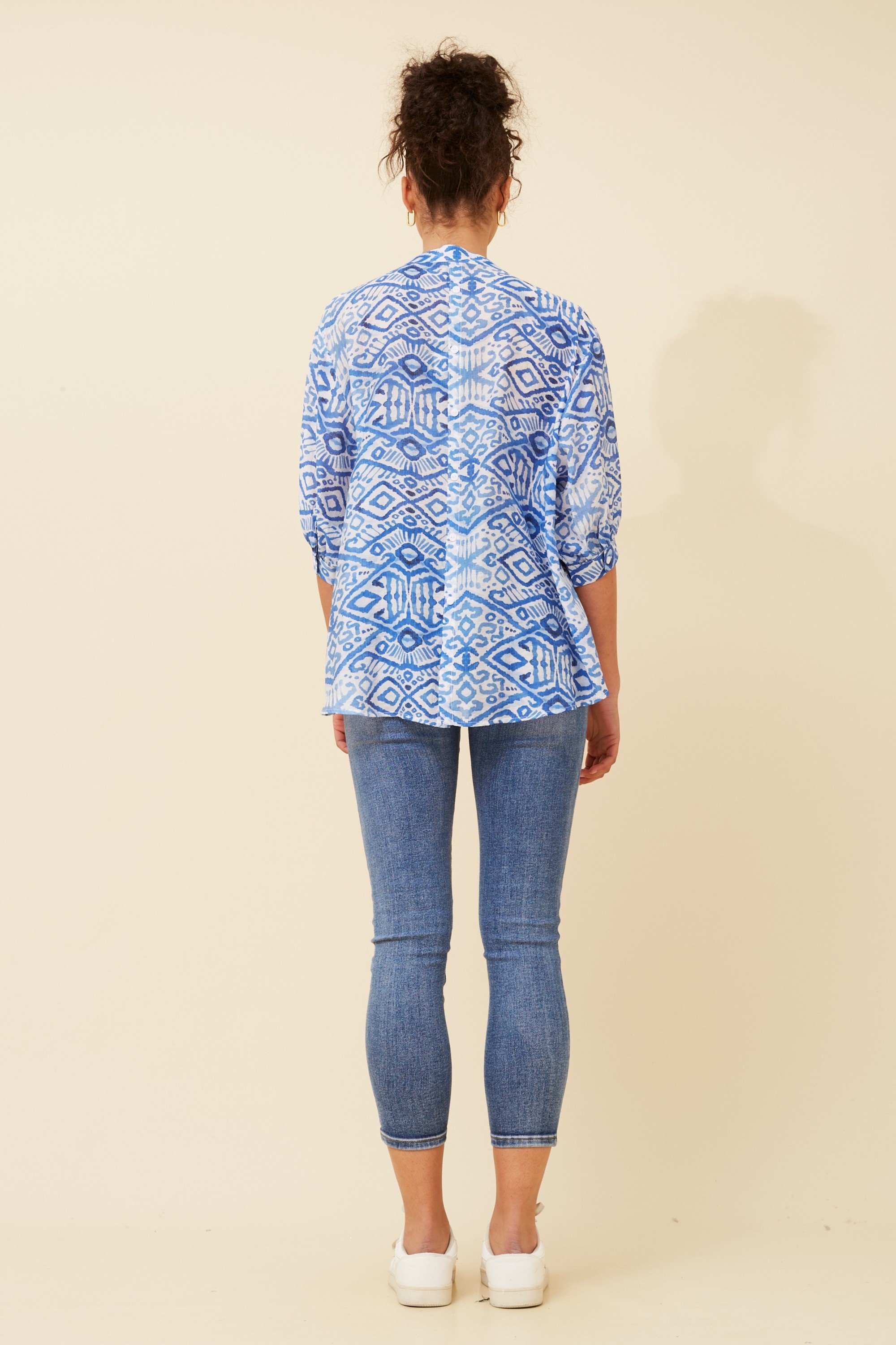 BELINA ABSTRACT PRINT SHIRT