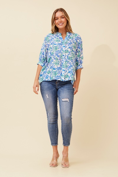 BELINA ABSTRACT PRINT SHIRT