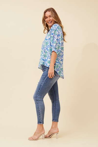 BELINA ABSTRACT PRINT SHIRT