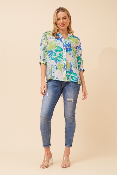 BELINA ABSTRACT PRINT SHIRT