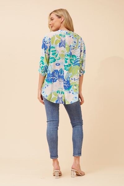 BELINA ABSTRACT PRINT SHIRT