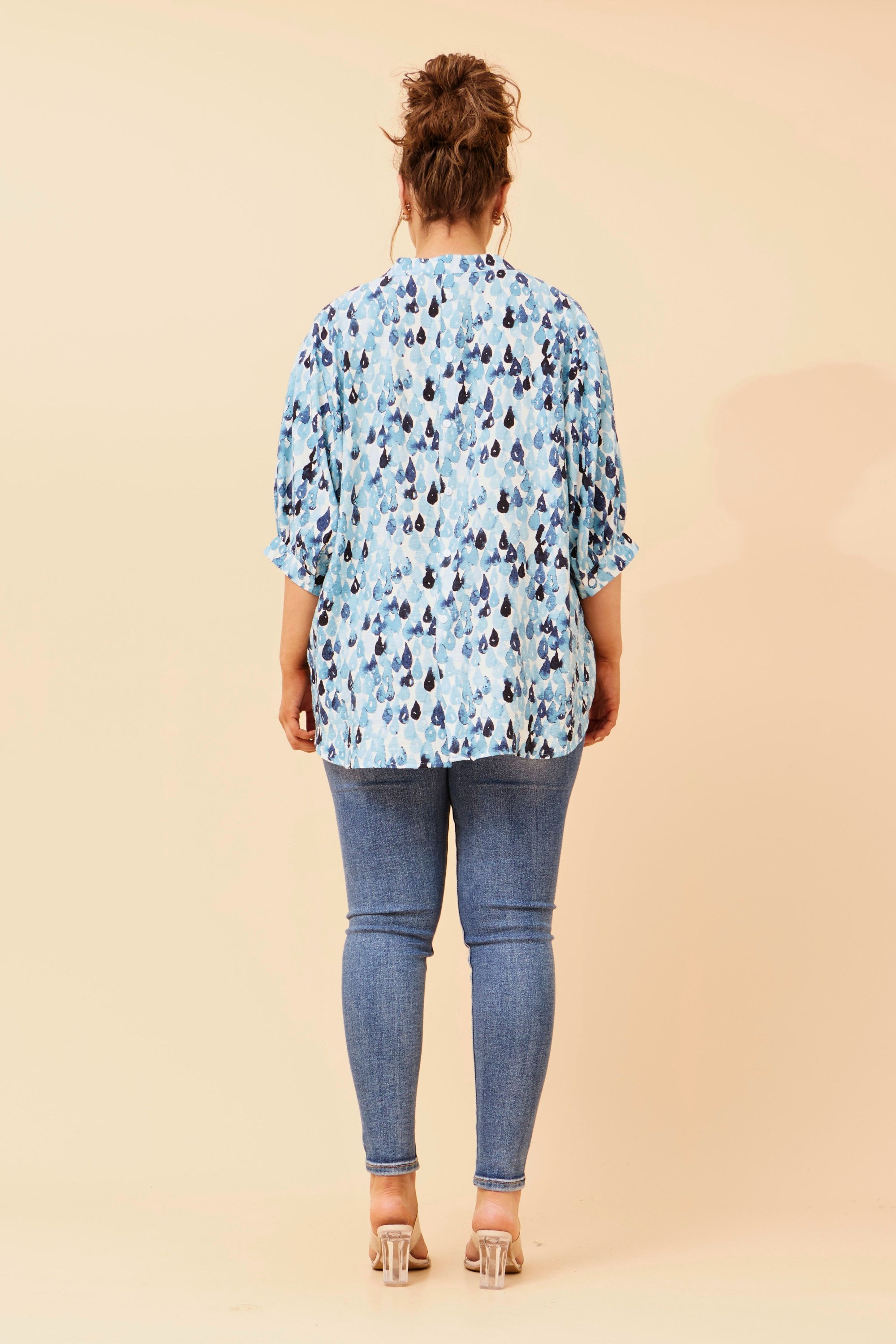 BELINA ABSTRACT PRINT SHIRT