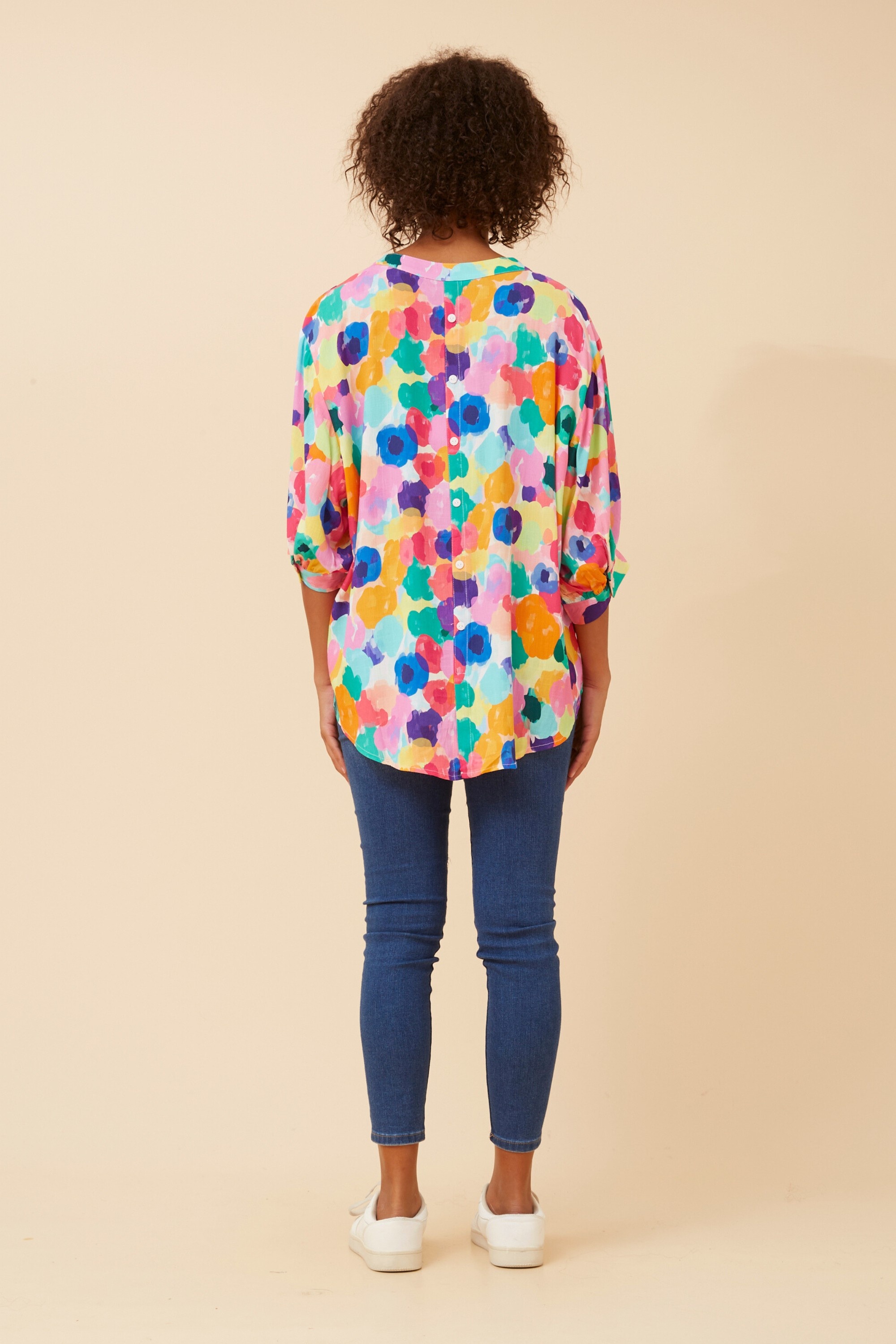 BELINA ABSTRACT PRINT SHIRT
