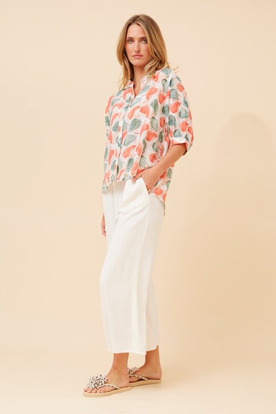 BELINA ABSTRACT PRINT SHIRT