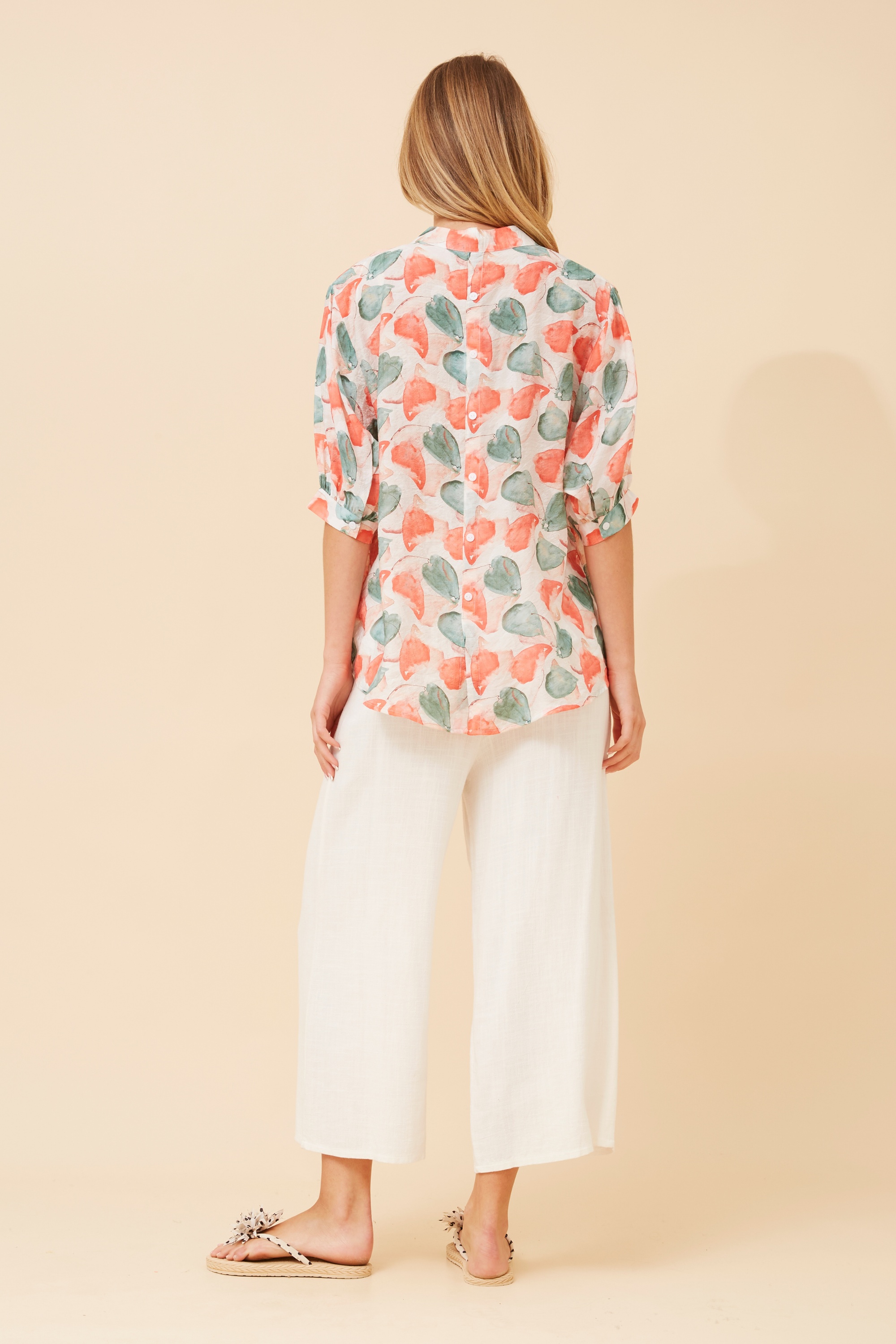 BELINA ABSTRACT PRINT SHIRT