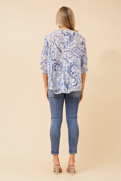 BELINA ABSTRACT PRINT SHIRT