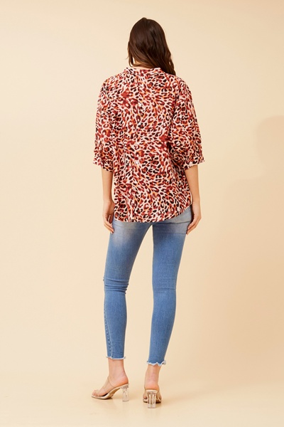 BELINA ANIMAL PRINT SHIRT