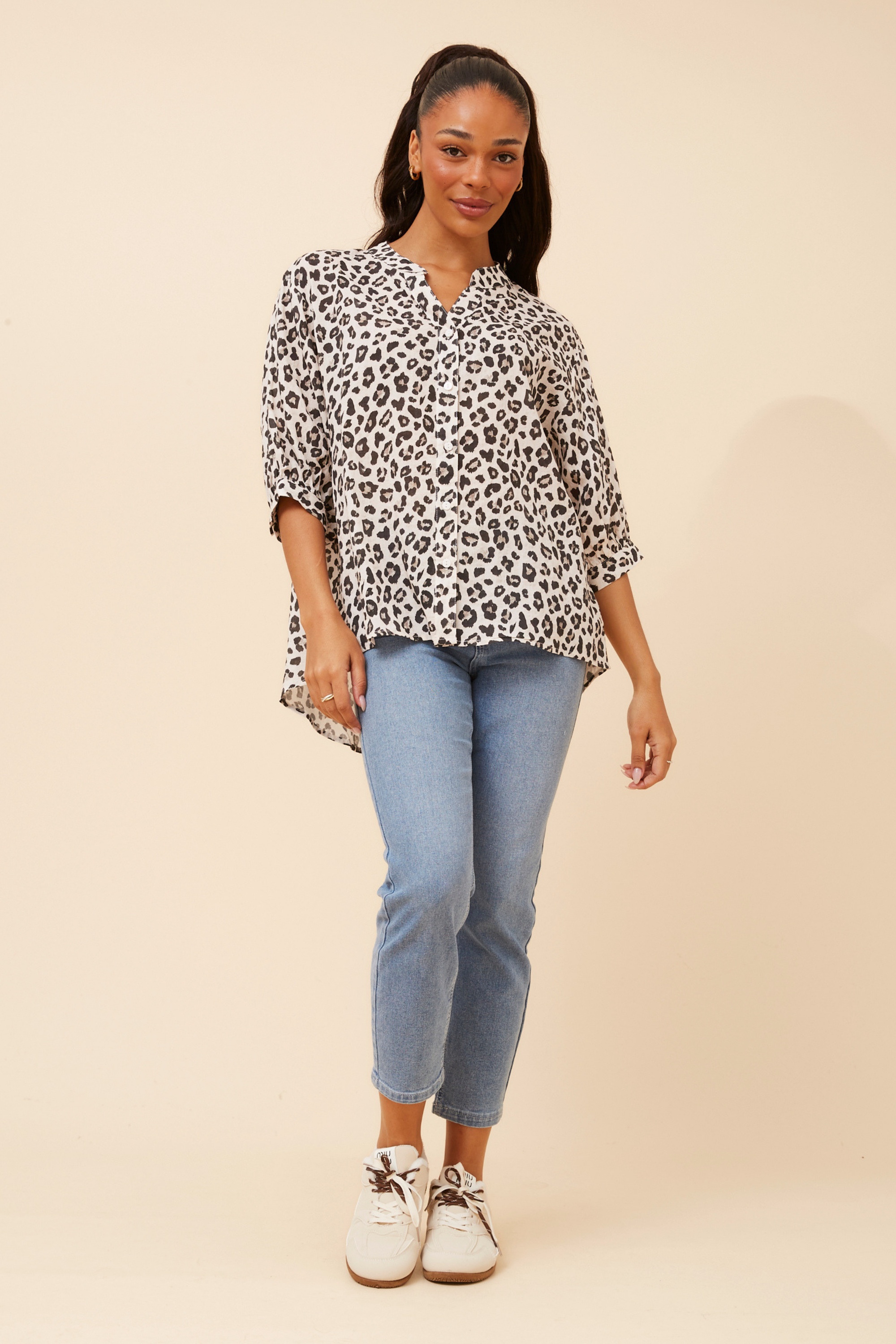 BELINA ANIMAL PRINT SHIRT