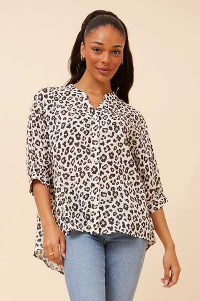 BELINA ANIMAL PRINT SHIRT