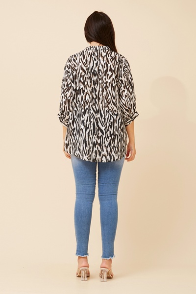 BELINA ANIMAL PRINT SHIRT