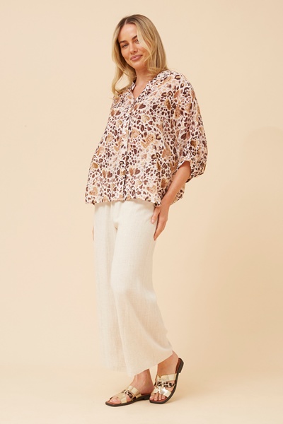 BELINA ANIMAL PRINT TOP