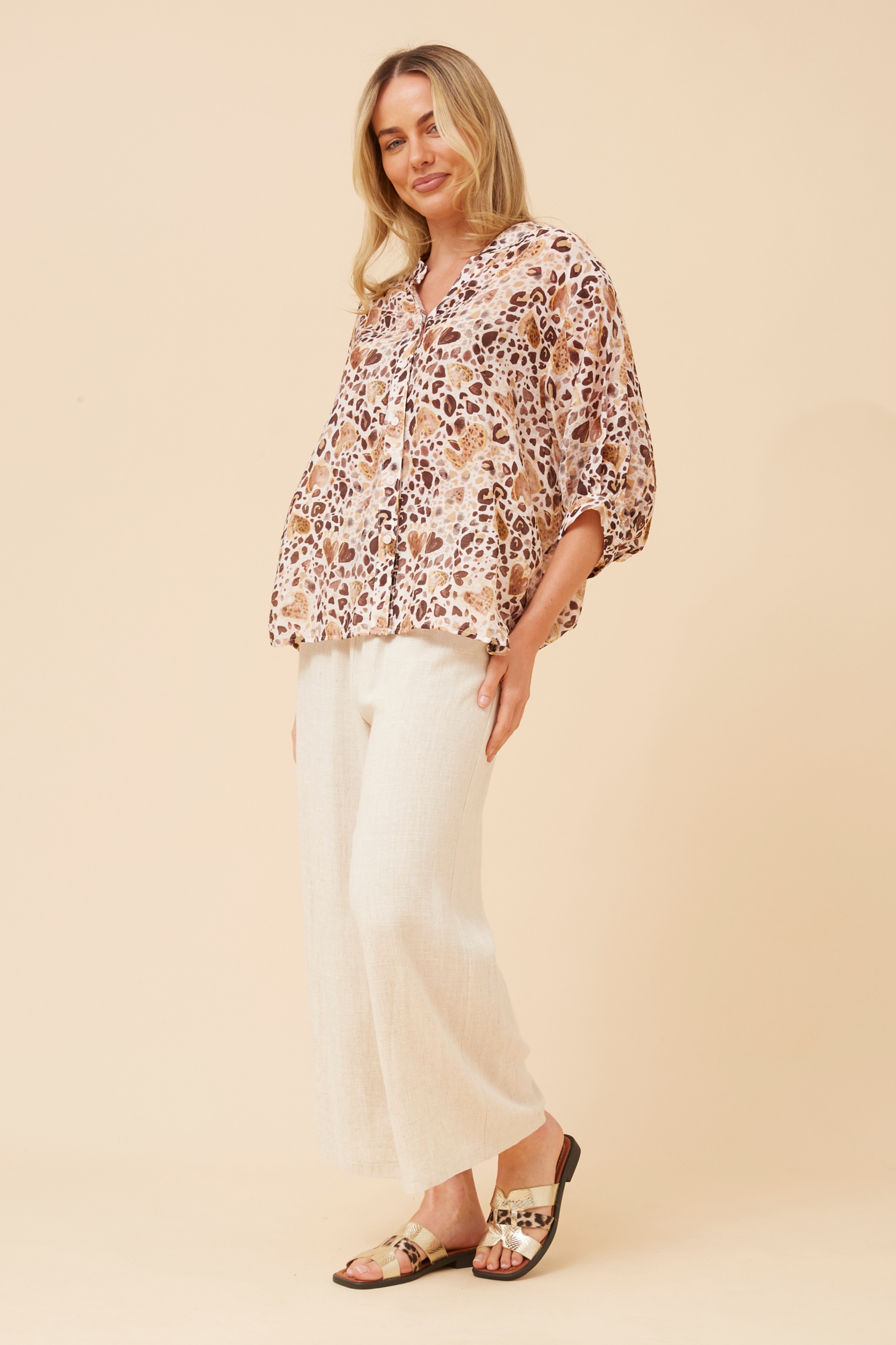 BELINA ANIMAL PRINT TOP