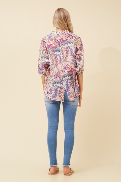 BELINA BOTANICAL PRINT SHIRT