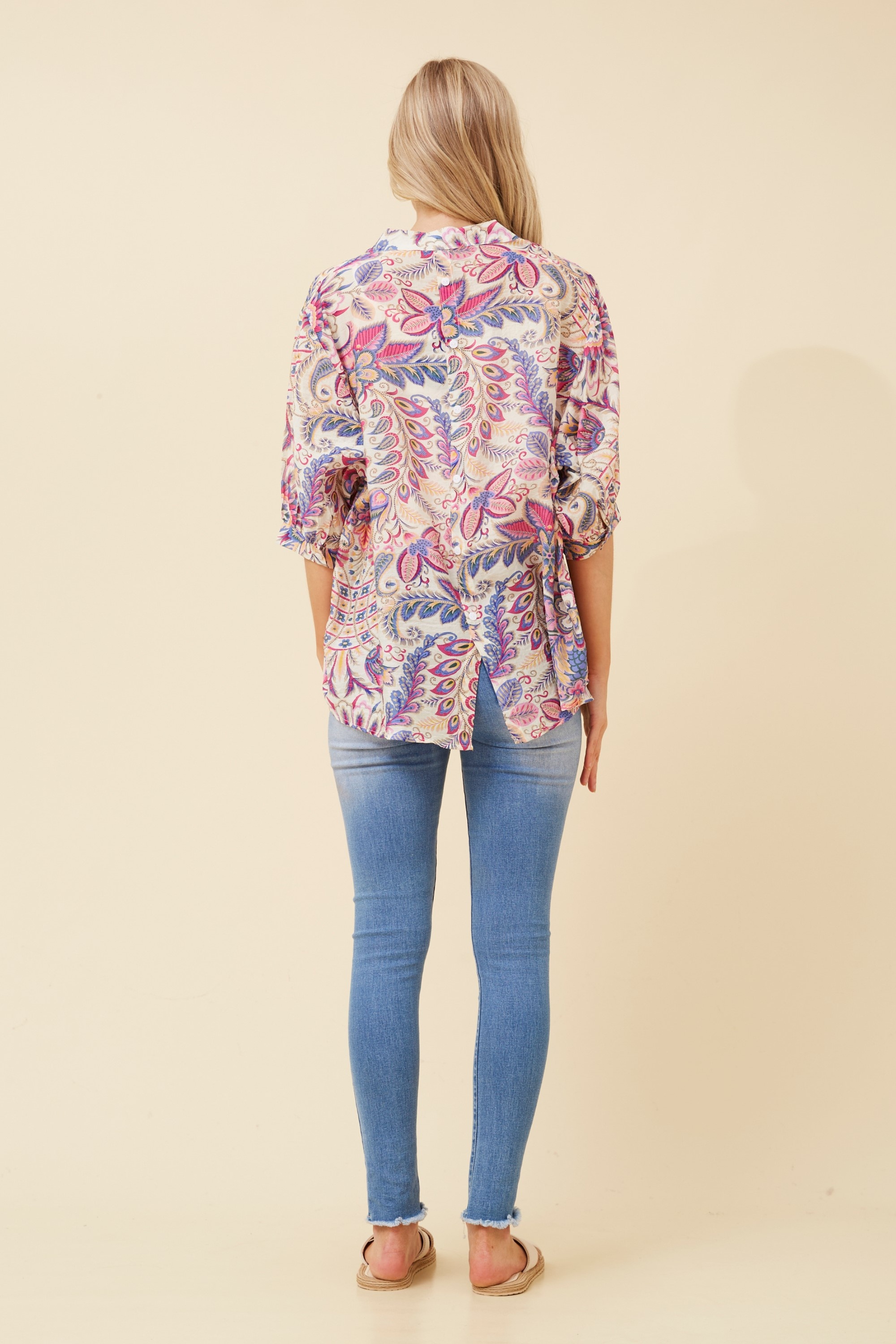 BELINA BOTANICAL PRINT SHIRT
