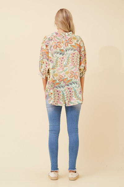 BELINA BOTANICAL PRINT SHIRT