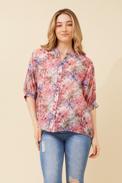 BELINA FLORAL PRINT SHIRT