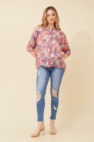 BELINA FLORAL PRINT SHIRT