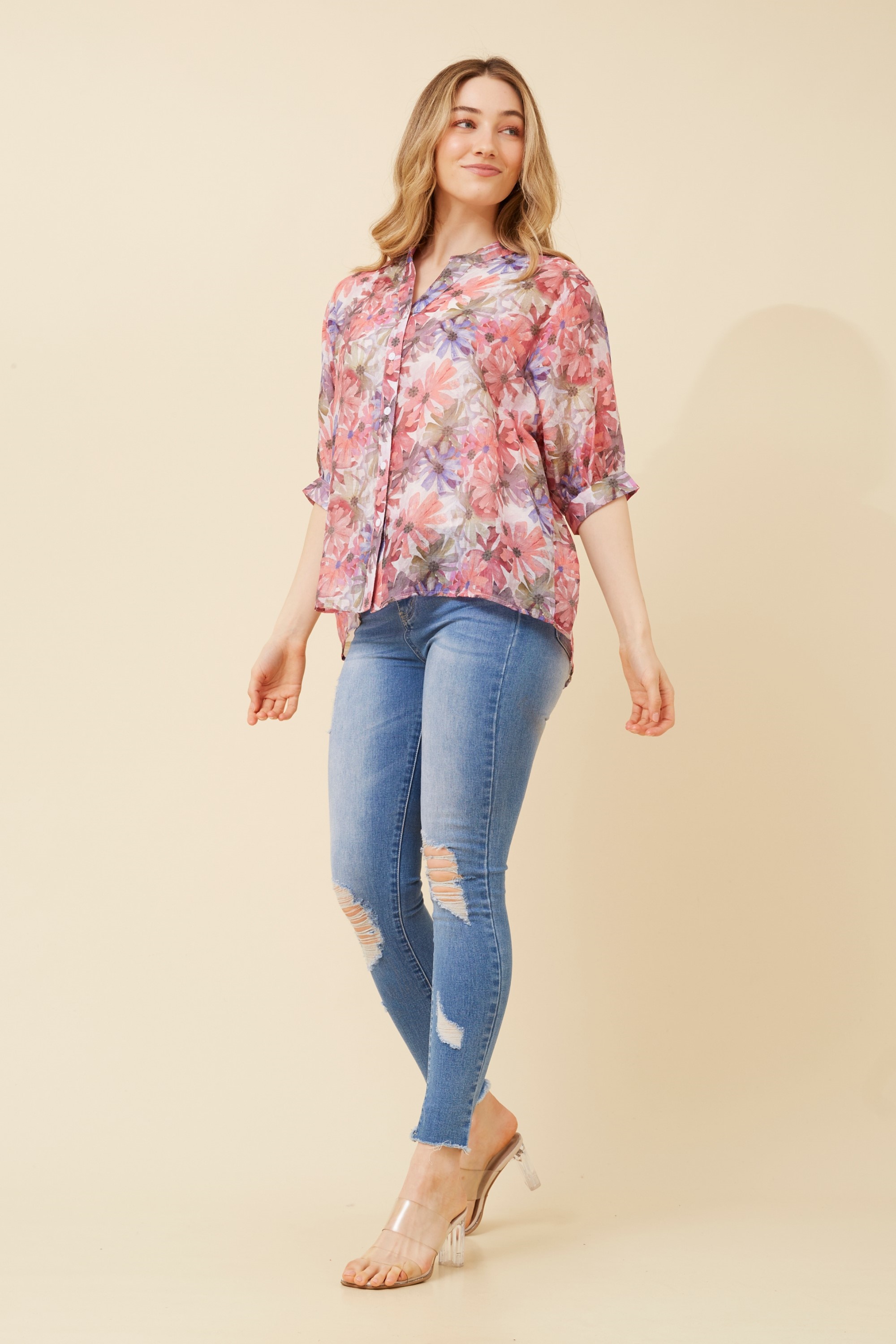 BELINA FLORAL PRINT SHIRT