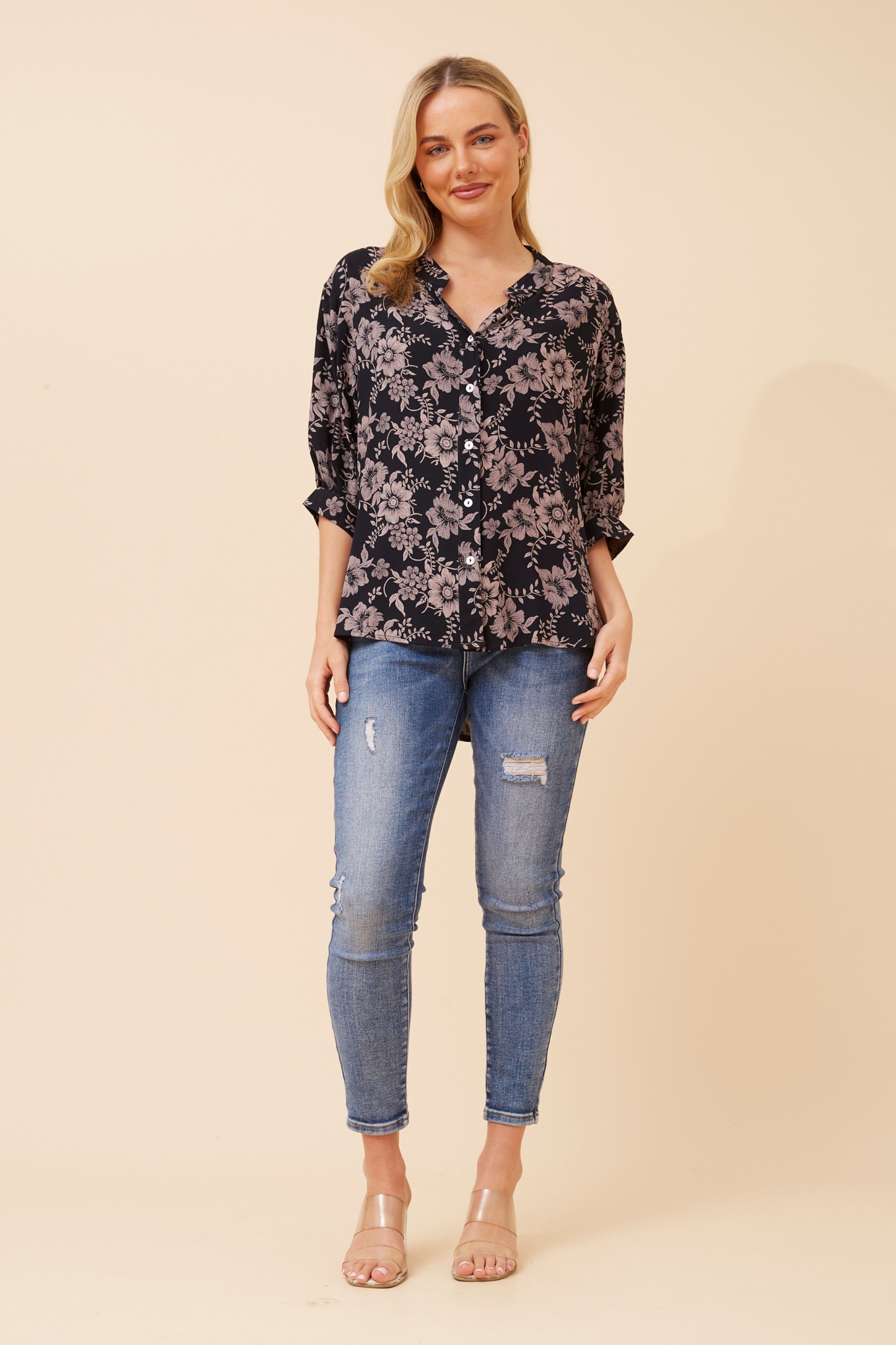 BELINA FLORAL PRINT SHIRT