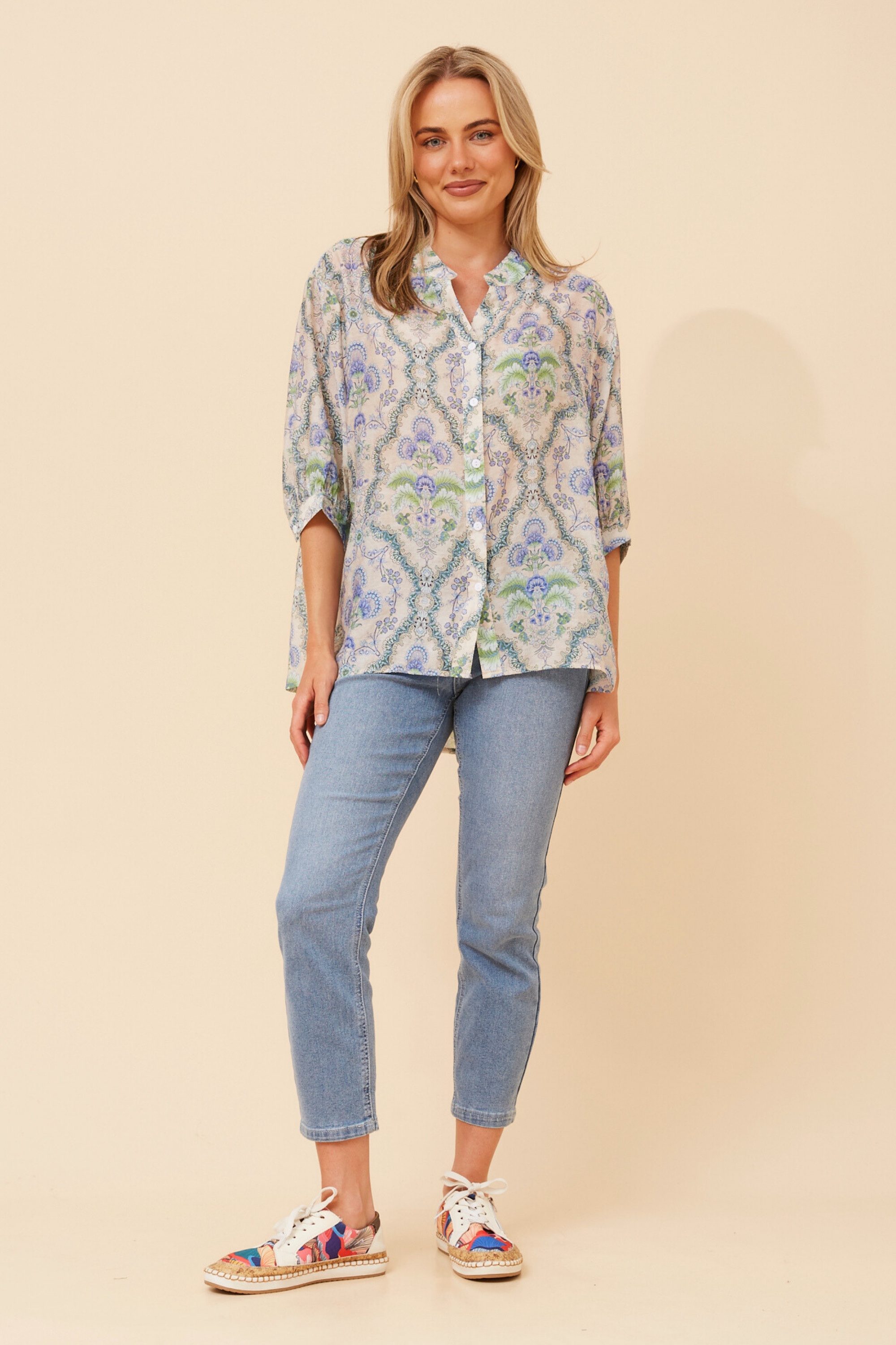 BELINA FLORAL PRINT SHIRT