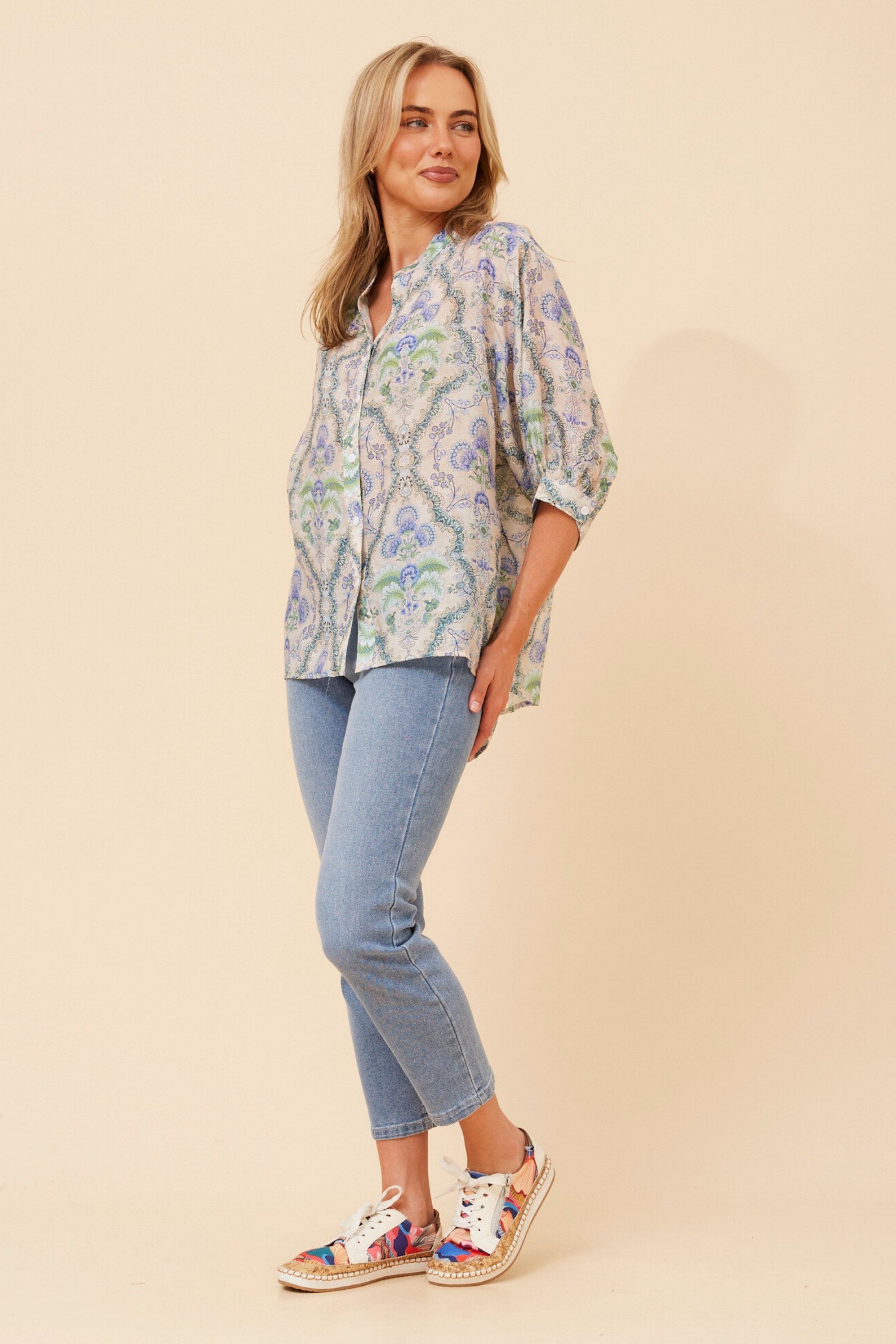 BELINA FLORAL PRINT SHIRT
