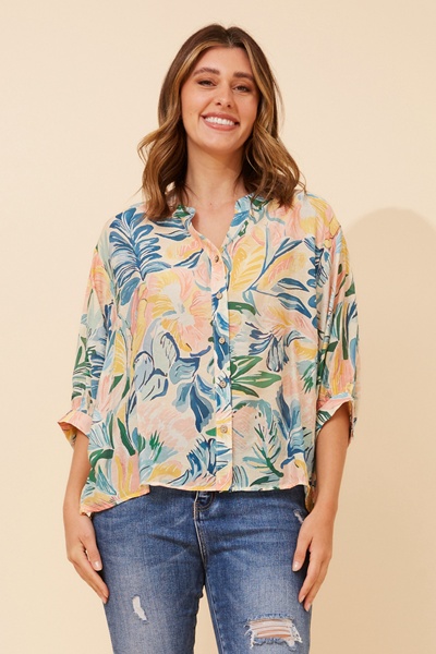 BELINA FLORAL PRINT SHIRT