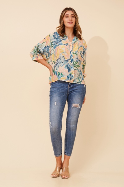 BELINA FLORAL PRINT SHIRT