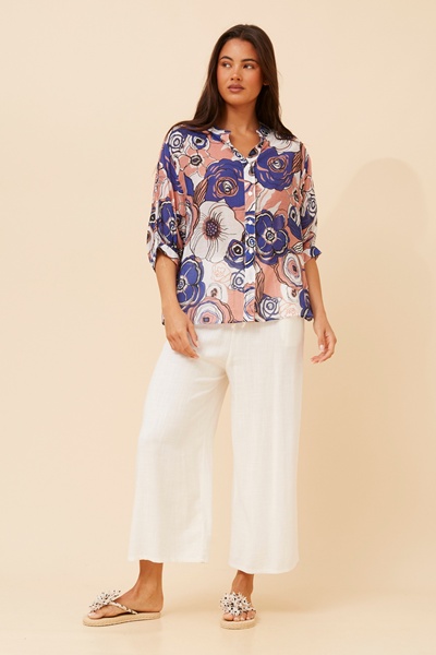 BELINA FLORAL PRINTED SHIRT