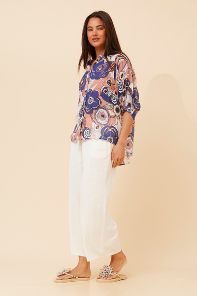 BELINA FLORAL PRINTED SHIRT