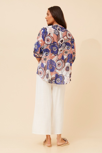BELINA FLORAL PRINTED SHIRT