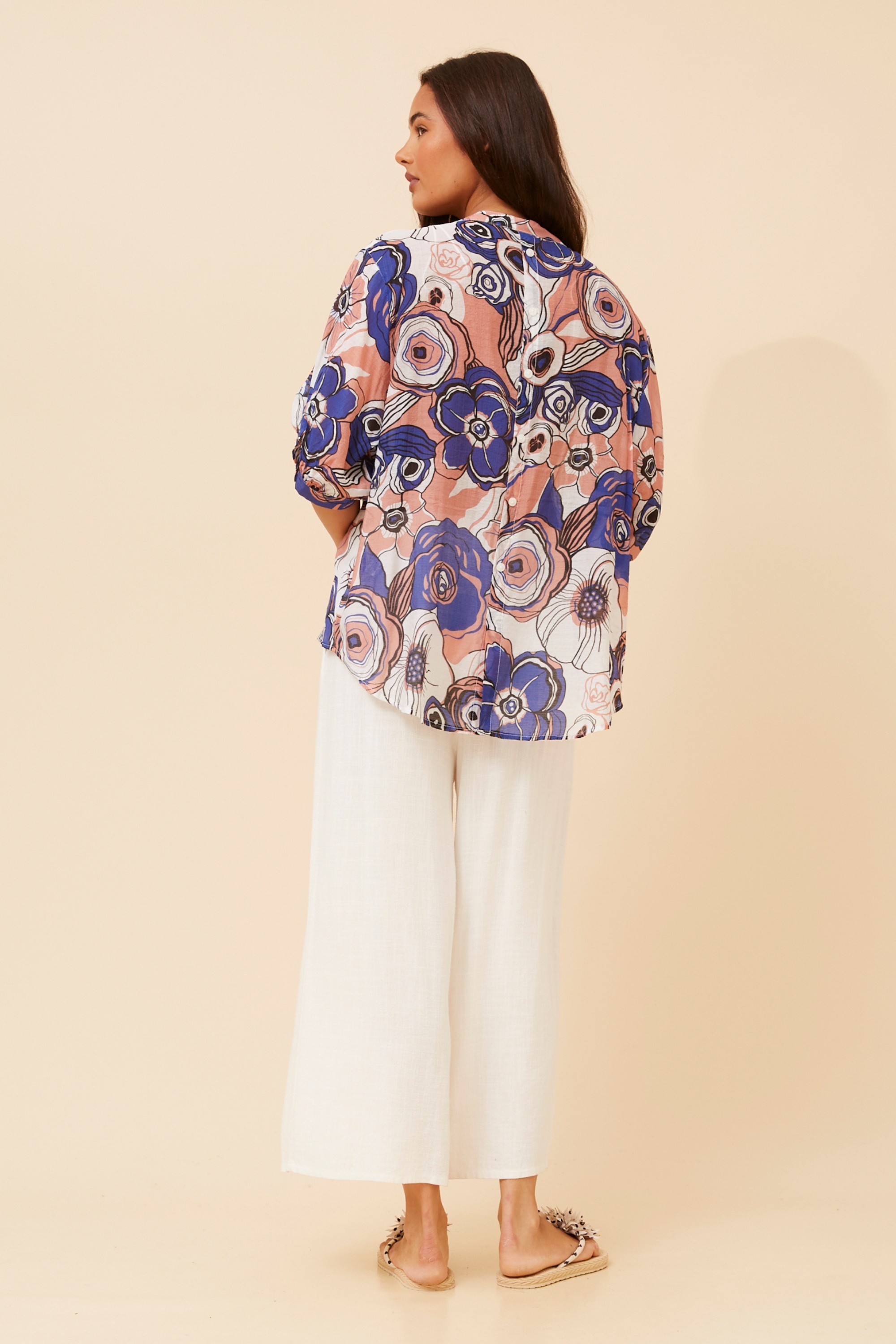 BELINA FLORAL PRINTED SHIRT