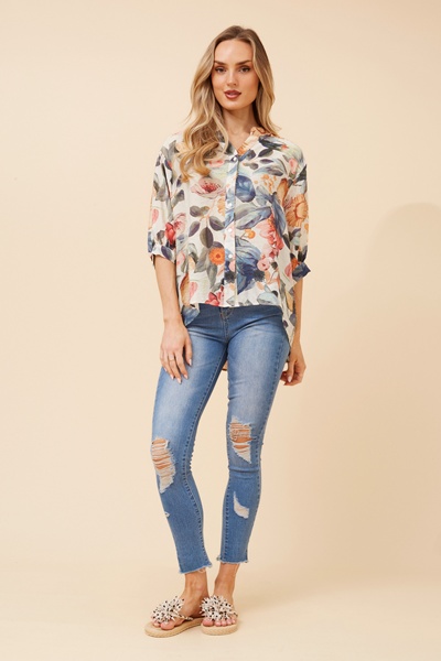 BELINA FLORAL SHIRT